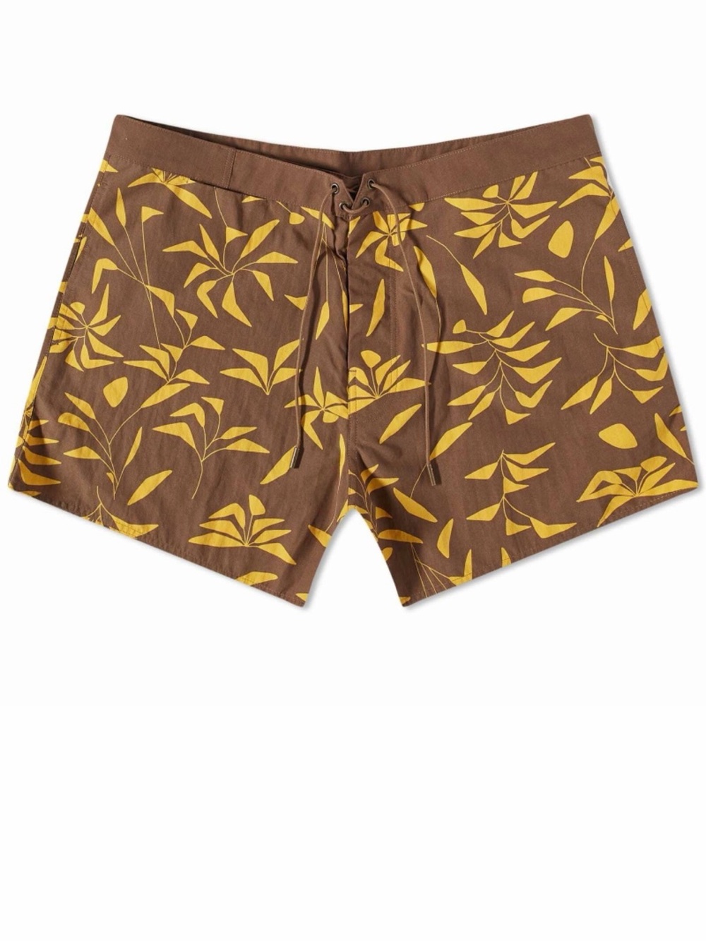SAINT LAURENT Men's Printed Short in Orange